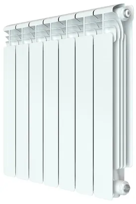 Радиатор алюминиевый Rifar VENTIL VR 500 нижнее правое подключение, 7 секции, 50мм, 1302 Вт