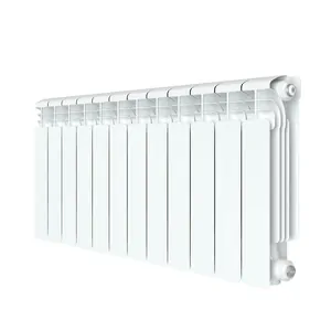 Радиатор алюминиевый Rifar VENTIL VR 350 нижнее правое подключение, 12 секций, 50мм, 1644 Вт