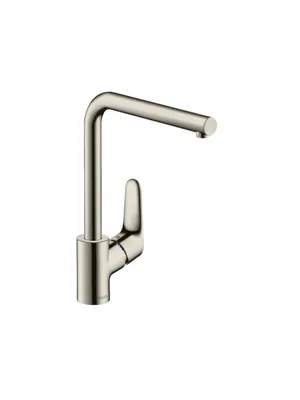 Смеситель Hansgrohe для кухни 280 мм поворотный излив сталь 31817800