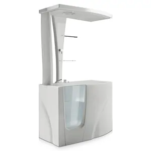 Ванна с душ.панелью Gruppo Treesse Top V3411dx+B3411 1200х700х2150 правая, сидячая