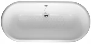 Ванна чугунная Jacob Delafon /Revival 175х80 белая, наруж. часть неокрашен. (без ножек) E2901-00