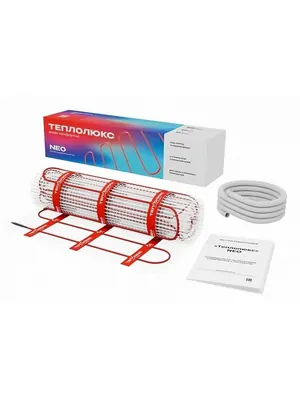 Теплый пол ТЕПЛОЛЮКС 0,5м2, 160Вт/м2, 0,5м х 1м, 80Вт, без терморегулятора