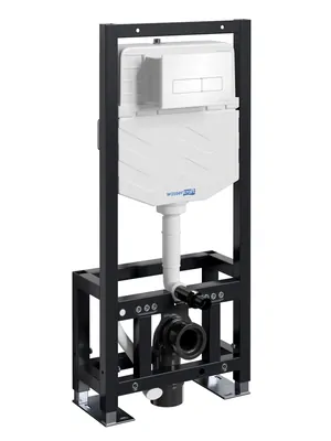 Инсталляция для унитаза WasserKRAFT с клавишей смыва, цвет: белый 61TLT.010.ME.WH03
