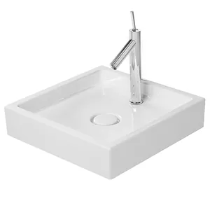 Раковина DURAVIT 470х470х100 покр.WG, шлифов., отверсти под смес., крепление 03874700271