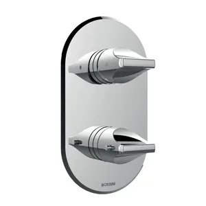 Смеситель для душа Bossini Z00500.030 встраиваемый, термостат. на 2-5 выход., внеш.часть, хром