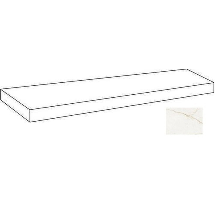 Atlas Concorde Russia Forte Dei Marmi Quark 620070002655 Sahara Blanc Scalino Angolare Sx Matt 33x160 матовая