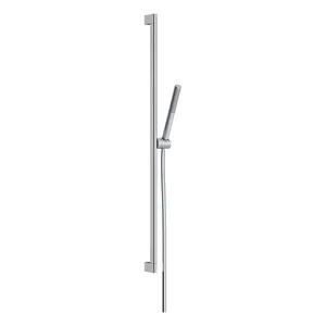 Душевой набор Hansgrohe EcoSmart+ ручной душ-stick, штанга 900 мм, хром 24383000