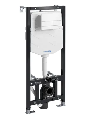 Инсталляция для унитаза WasserKRAFT с клавишей смыва, белый матовый 10tlt.010.me.wm04
