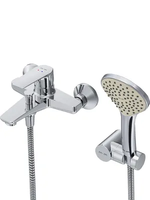 Смеситель AM.PM для ванны/душа F90A15000 настенный, душевой набор, хром