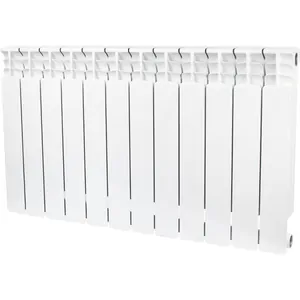 Радиатор STOUT 500 12 секций, биметаллический, боковое подключение, белый SRB-0310-050012