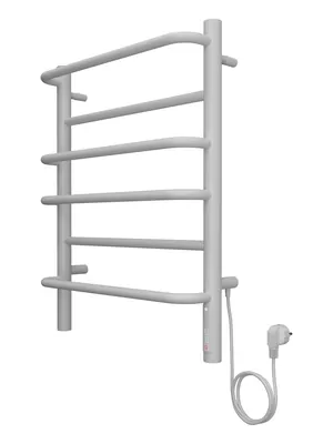 Полотенцесушитель TERMINUS П6 (ШВ:482х600) электро, диммер, Ral 9003 белый мат. 4670078557001