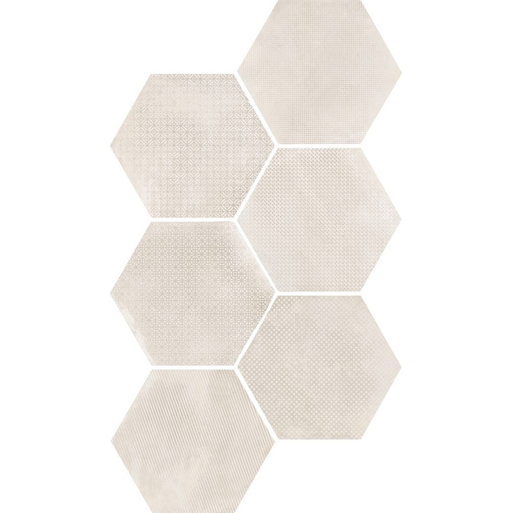 Equipe Urban 23601 Hexagon Melange Natural 29,2x25,4