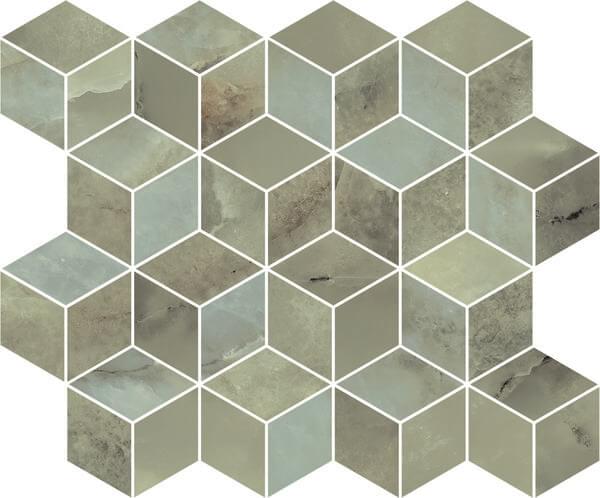 декор Джардини Декор Зеленый Мозаичный 37.5x45
