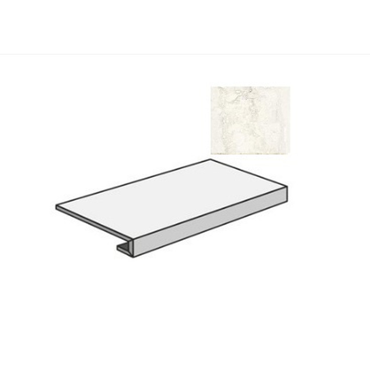 Sant Agostino Invictus CSAGRIWH12 Gradone White 33x120 матовая