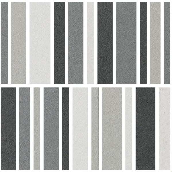 мозаика Nuances Mosaico Listelli Mix Freddo 1 Strideup 30x30
