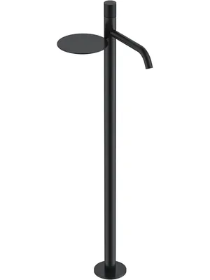 Смеситель Boheme 120-BB.2 для раковины, напольный, однозахватный, ручка touch, черный