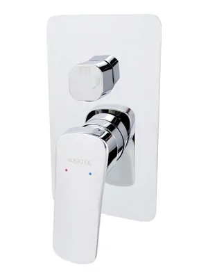 Смеситель для ванны/душа Aquatek AQ1046CR встраиваемый, однозахватный, цвет: хром