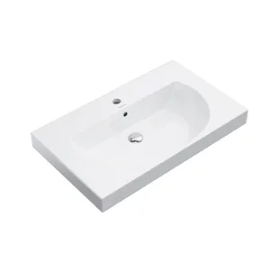 Раковина KERAMA MARAZZI подвесная/мебельная, 800х480х170 , белый гл., BG.wb.80