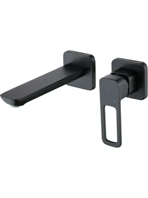 Смеситель Iddis SLIBL00i65 для умывальника, встраиваемый, черный матовый