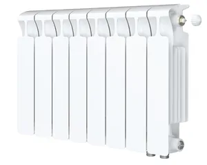 Радиатор биметаллический Rifar Ventil MVR 350 НП подкл, 8 секций, 50мм, белый, 1104 Вт