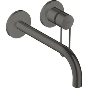 Смеситель Axor 38122340 для умывальника встр., излив 225 мм, шлифованный черный хром