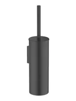 Ершик для унитаза Aquatek AQ4611MB подвесной, нержавеющая сталь, цвет: черный матовый