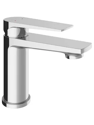 Смеситель для раковины Aqueduto LIN0200 однозахватный, низкий излив 106мм, цвет: хром