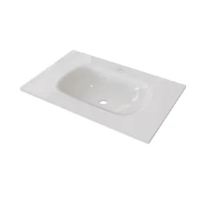 Раковина для тумбы Caprigo Милано 75 (757х473) без бортика, стеклокерамика GC18R-14311