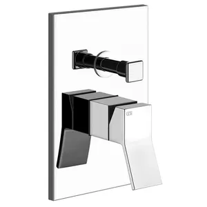 Смеситель Gessi Rettangolo K 53079.031 для ванны/душа, встр., на 2 выхода, внешняя часть, хром