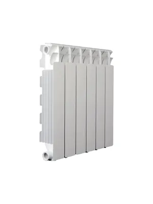 Радиатор алюминиевый Fondital 500/100 6 секций, 1200Вт, белый