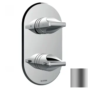 Смеситель для душа Bossini Z00500.094 встраиваемый, термостат, внеш.часть,никель шлифованный