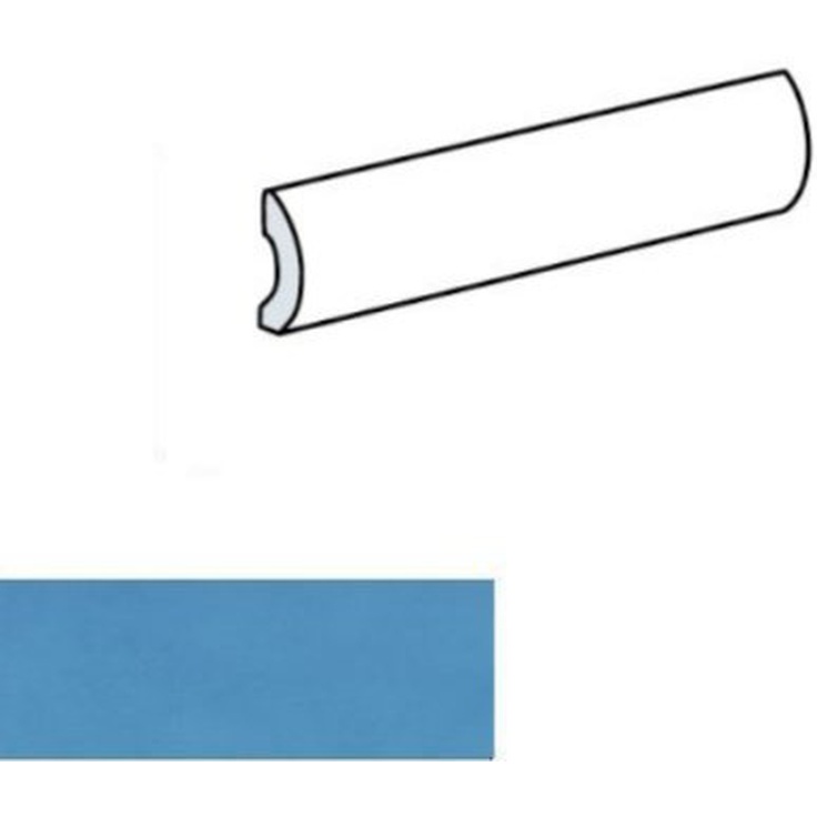 Equipe Village 25675 Pencil Bullnose Azure Blue 3x20 глянцевая