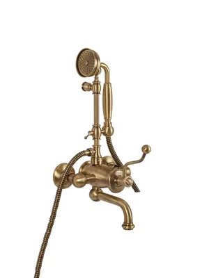 Смеситель для ванны/душа Migliore настенный, однозахватный, бронза ML.VIV-9902.BR