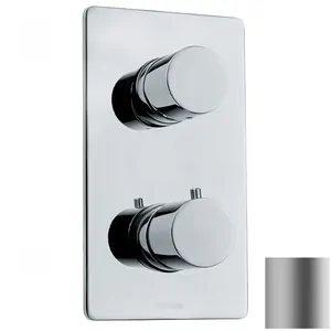 Смеситель для душа Bossini Z00002094 встраиваемый, на 1-5 выходов, внеш. часть, термост., никель