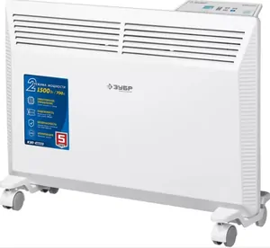 Конвектор ЗУБР КЭП-1500 электрический (595х400х83) 1,5 кВт, до 20 м2, электр.термостат
