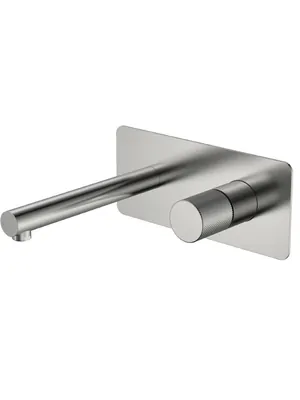 Смеситель Boheme 125-NB.4 для раковины, встраиваемый, однозахватный, ручка:spirale,никель браш