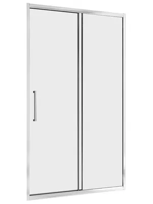 Душевая дверь ABBER AG30120H (1200х1950) раздвижная, стекло 6мм прозрачное/хром