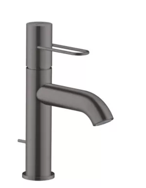 Смеситель Axor 38023340 для умывальника, излив 100мм, шлиф. чёрный хром