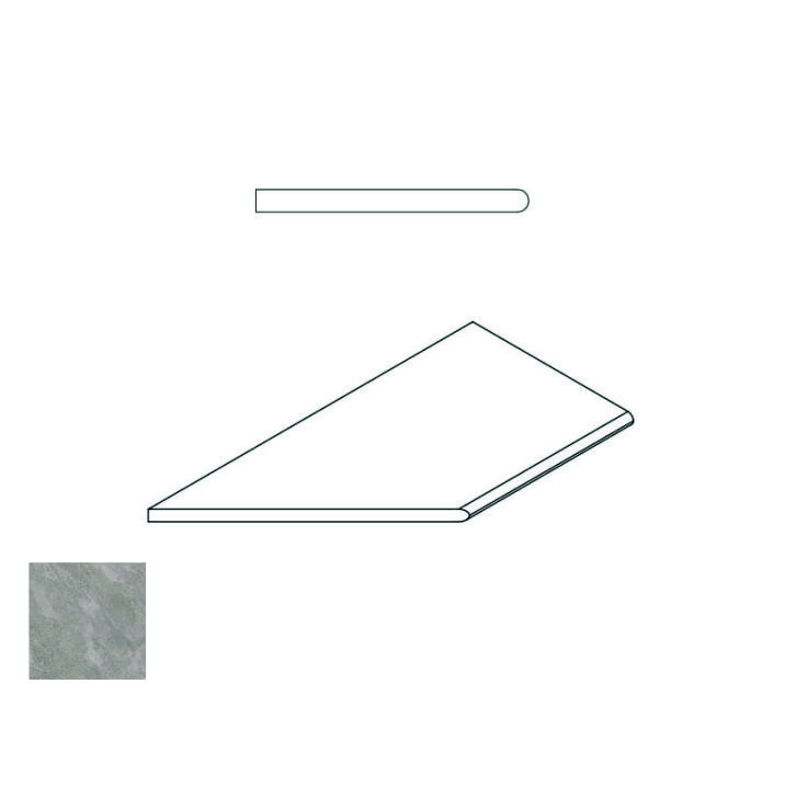 Climb X2 Rock Bordo Round Sx 60X30 матовая