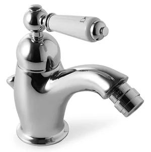Смеситель для биде Devon&Devon MARF57CR однозахватный, хром/керамика белая