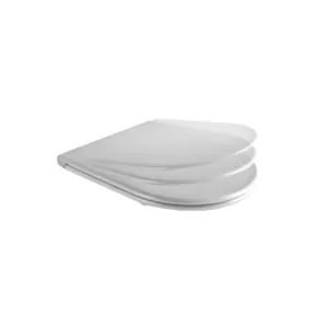 Сиденье для унитаза Azzurra с микролифтом, быстросъемное, белое NUV 1818/F