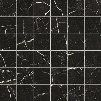 Allure Imperial Black Mosaic Lap 30X30 лаппатированная
