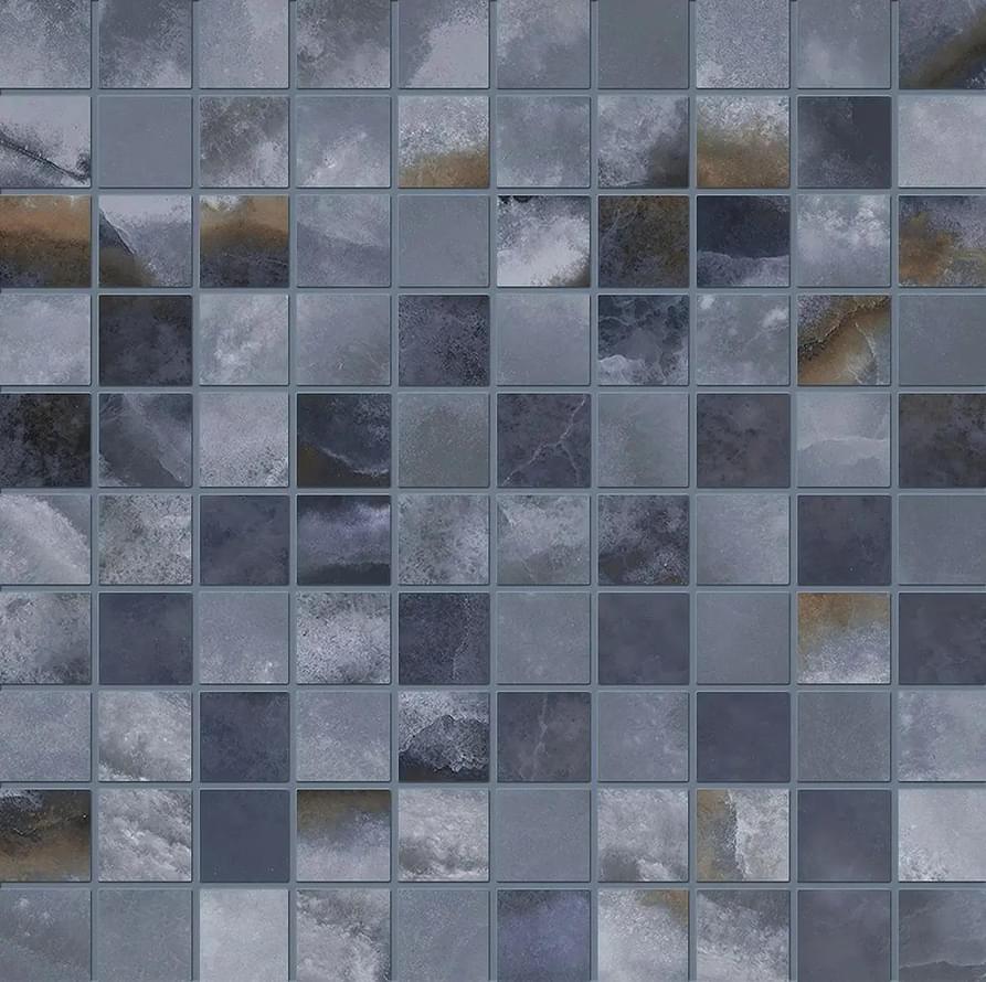 мозаика Tele Di Marmo Onyx Mosaico 3x3 Blue Lappato 30x30