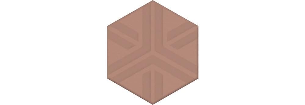 декор Агуста Декор Розовый Матовый 6x5.2