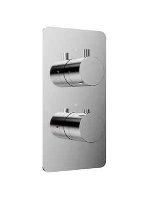 Смеситель для душа Aqueduto ACE0200 встраиваемый, термостат, 2 потребителя, цвет: хром