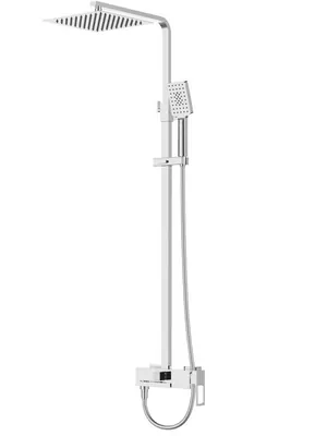 Душевая система BelBagno LUC-VSCM-CRM для ванны/душа,верхний и ручной душ,хром