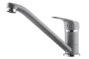 Смеситель AQUATON 1AX001FCXX230 для мойки, однорычажный, цвет: серый