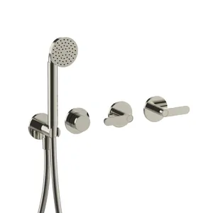 Смеситель для ванны/душа Fantini 5395R117B встраиваемый, на 4 отверстия, никель