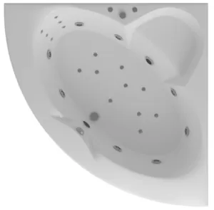 Ванна акриловая Акватек -2 155х155 гидромассаж премиум гамма,ПН управл,фронт.панель,каркас