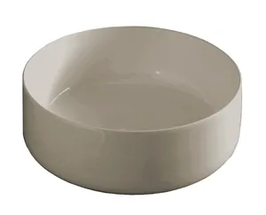 Раковина накладная ArtCeram Cognac 480х480х125 круглая, без перелива, marrone matera COL001 41 34